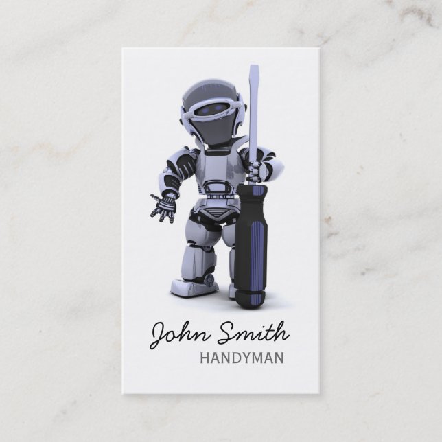 Carte de visite de bricoleur (Devant)