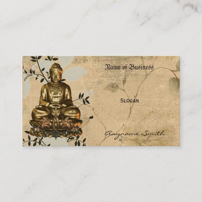 Carte de visite de Budda (Devant)