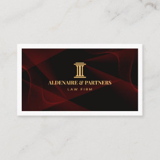 Carte de visite de cabinet d'avocats de luxe | Avo