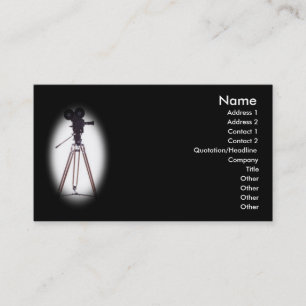 Carte de visite de caméra