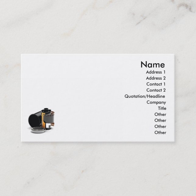 Carte de visite de caméra (Devant)