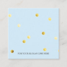 Carte de visite de carré de bleus layette de motif