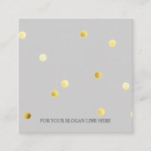 Carte de visite de carré de gris de motif de point