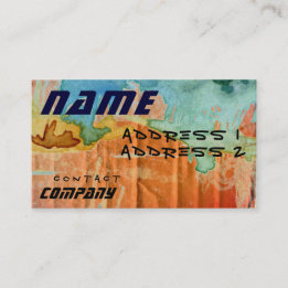 Carte de visite de carton Alien