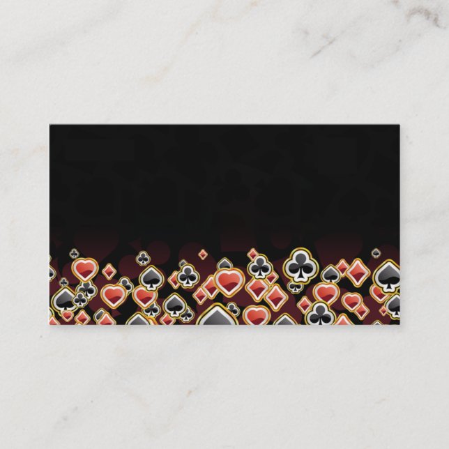 carte de visite de casino (Devant)