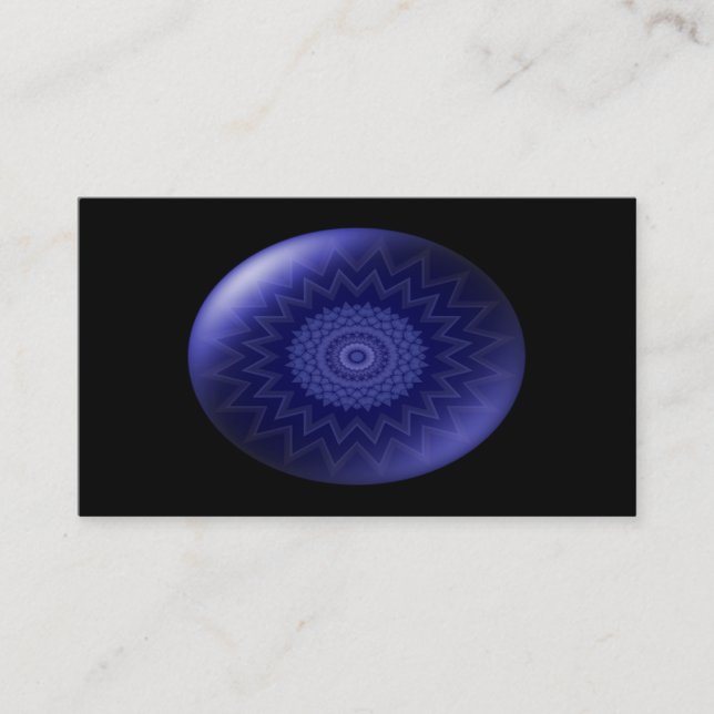 Carte de visite de Chakra de gorge bleue (Devant)
