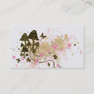 Carte de visite de champignons