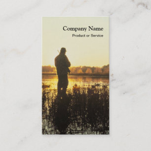 Carte de visite de chasse de canard