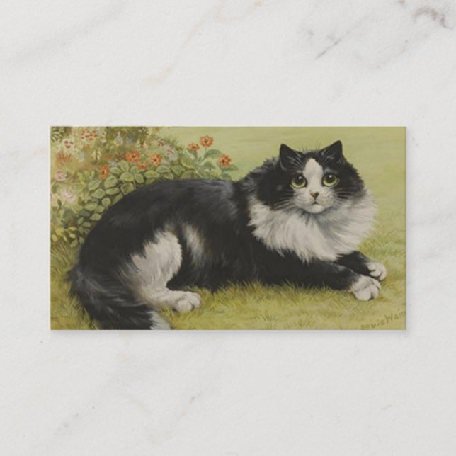 Carte de visite de chat (Devant)