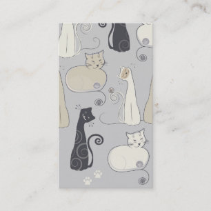 Carte de visite de chats