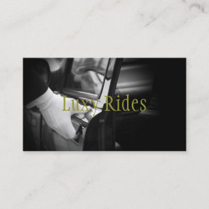 Carte de visite de chauffeur de services de voitur