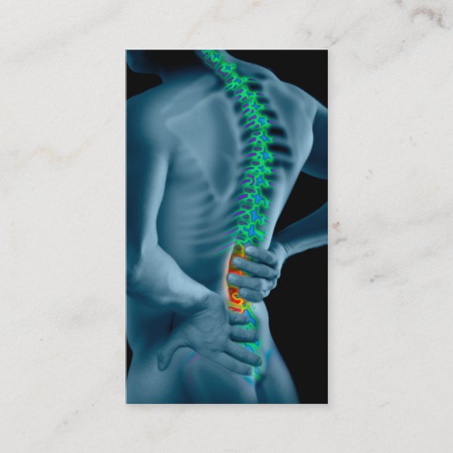 Carte de visite de chiroprakteur (Devant)