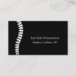 Carte de visite de chiropraticien santé chiroprati