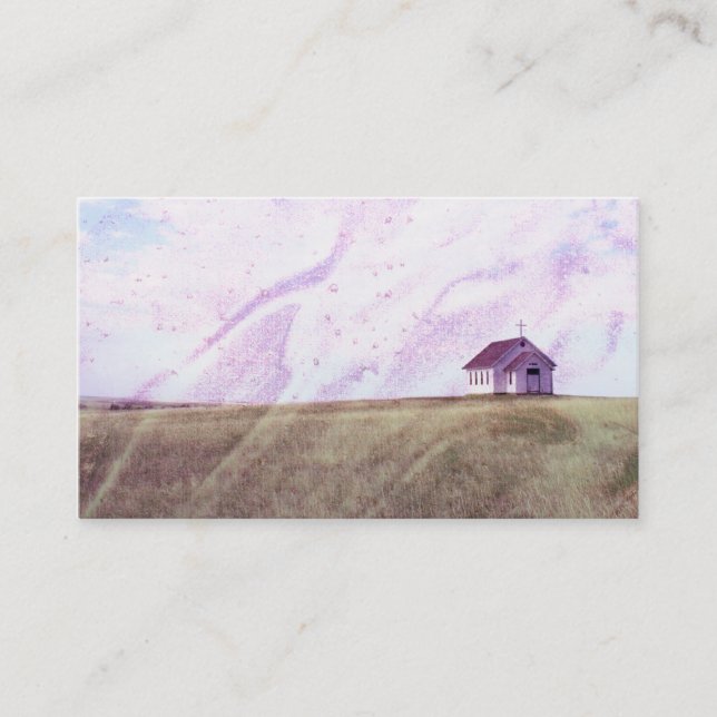 Carte de visite de chrétien d'église (Devant)