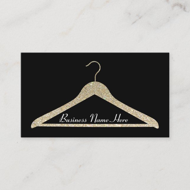 Carte de visite de cintre de parties scintillantes (Devant)