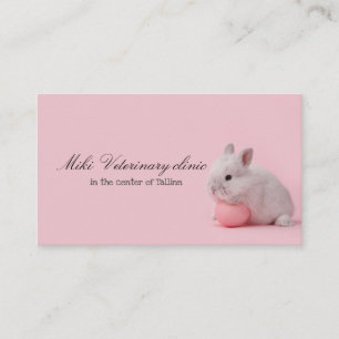 Carte de visite de clinique vétérinaire