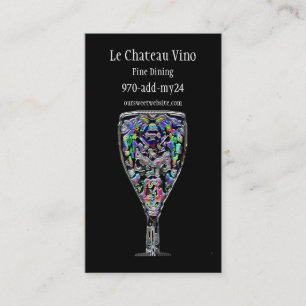 Carte de visite de cocktail