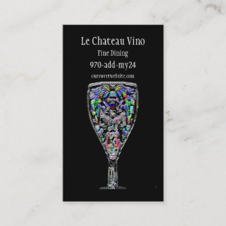 Carte de visite de cocktail