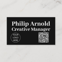 Carte de visite de code Qr