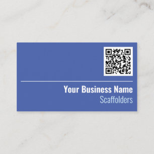 Carte de visite de code QR des analyseurs