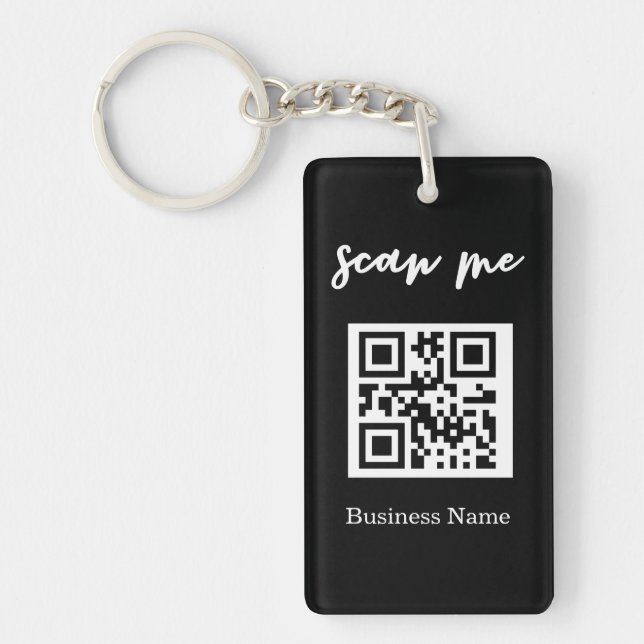 Carte de visite de code QR Votre Porte - clé de lo (Devant)