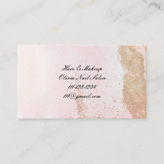 carte de visite de coiffeur (Devant)