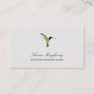 Carte de visite de colibri