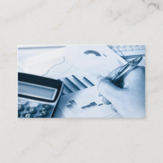 carte de visite de comptabilité et de finances