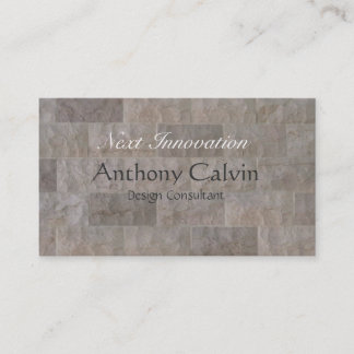 Carte de visite de concept de mur