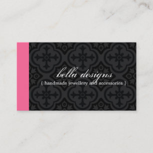 Carte de visite de concepteur de bijoux