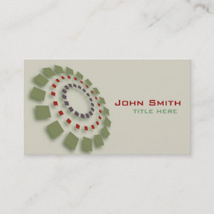 Carte de visite de conception de logo