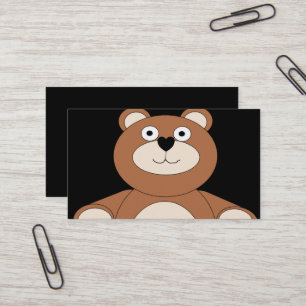 Carte de visite de conception de l'ours