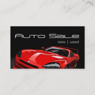 Carte de visite de concessionnaire automobile Atel