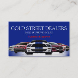 Carte de visite de concessionnaire automobile, aut
