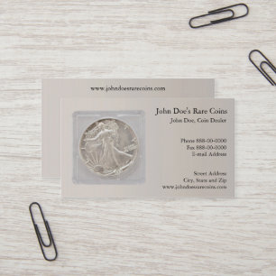 Carte de visite de concessionnaire de pièces