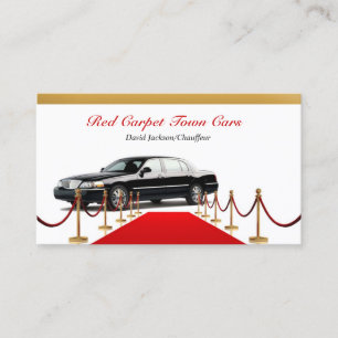 Carte de visite de conduite de voiture de ville no