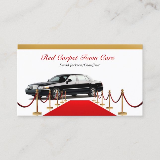 Carte de visite de conduite de voiture de ville no (Devant)