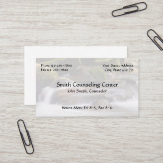 Carte de visite de conseiller psychologue en santé