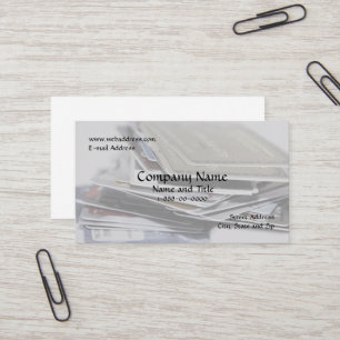 Carte de visite de consolidation de la dette