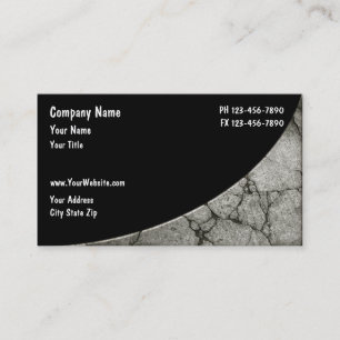 Carte de visite de construction