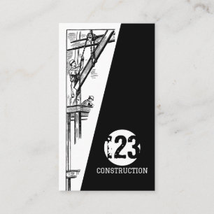 Carte de visite de construction