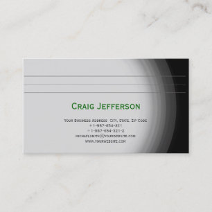 Carte de visite de consultant simple moderne