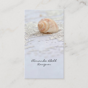 Carte de visite de coquillage