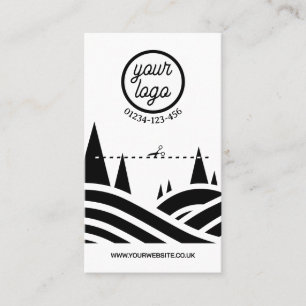 Carte de visite de coupe d'arbre
