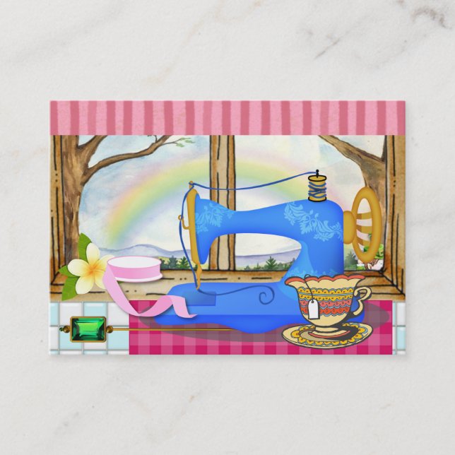 Carte de visite de couture (Devant)