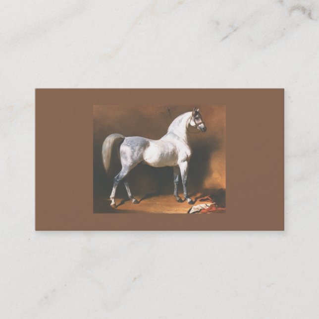 Carte de visite de cru de cheval (Devant)