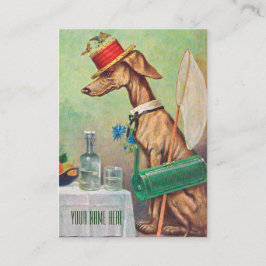 Carte de visite de cru de garde d'enfants de