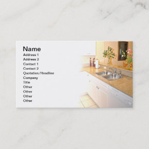 carte de visite de cuisine rénové