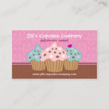 Carte de visite de Cupcake Company