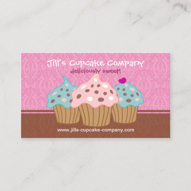 Carte de visite de Cupcake Company (Devant)